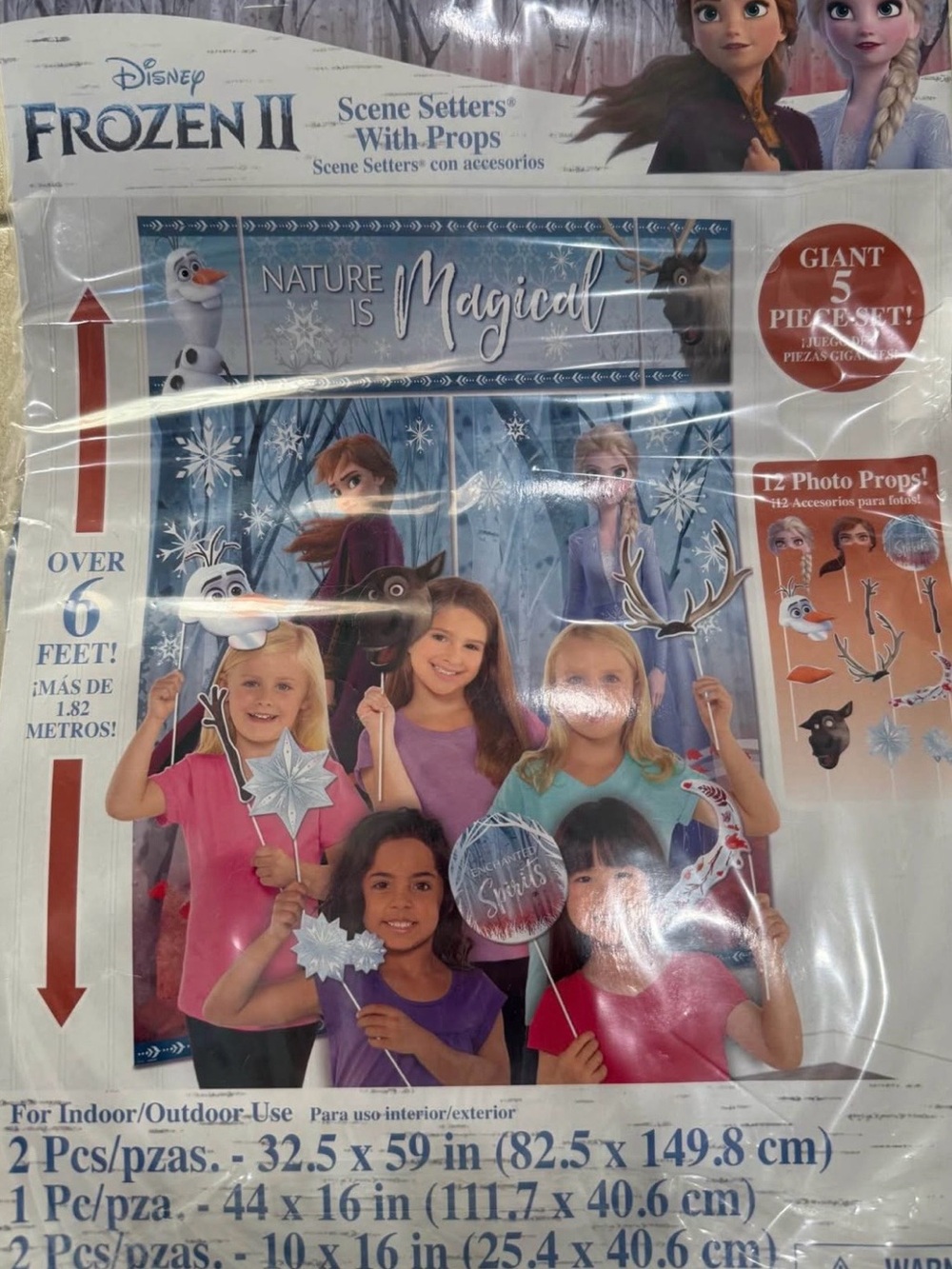 Disney Frozen 2 Party Decorations Bundle Birthday Banner Table Decor Photo Props